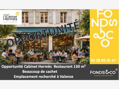 Vente restaurant en centre-ville de Valence