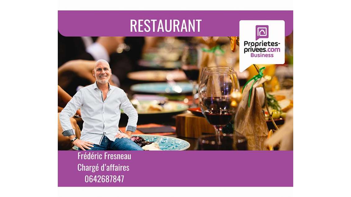 Vente restaurant 30 couverts terrasse Vannes 56000