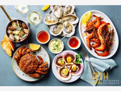 Vente restaurant poissons & fruits de mer Vannes