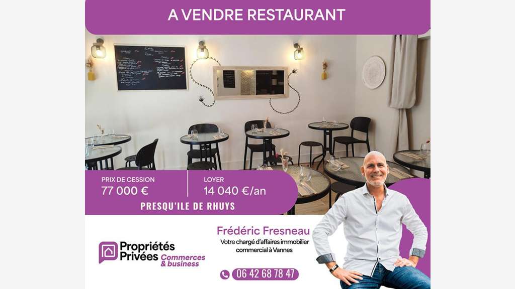 AV restaurant 40 couverts Vannes centre historique