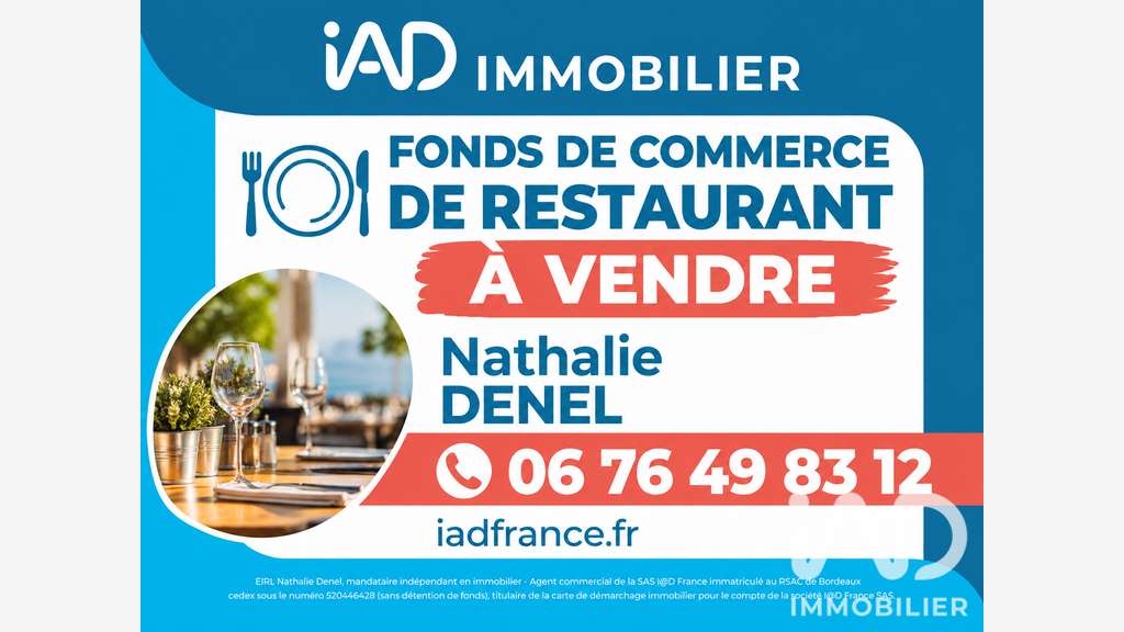 Vente restaurant terrasse à Vendays-Montalivet
