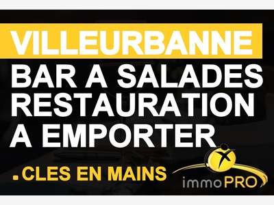 Vente bar à salade poke bowls 109m² à Villeurbanne