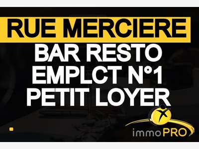 Bar restaurant 150m² à vendre rue Merciere à Lyon