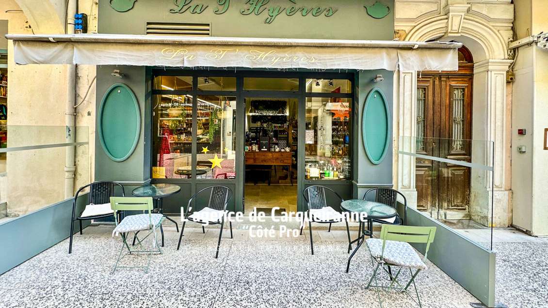 Vente salon de thé 42m² idéalement situé à Hyères