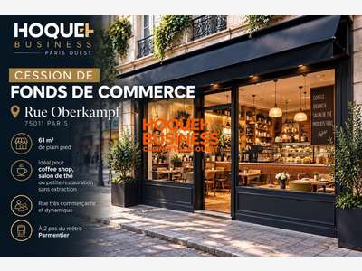 Vente FDC salon de thé Rue Oberkampf 75011