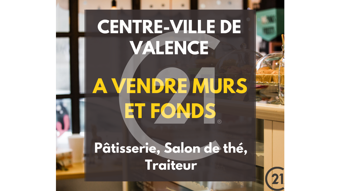 Vente salon de thé pâtisserie de 143m² sur Valence