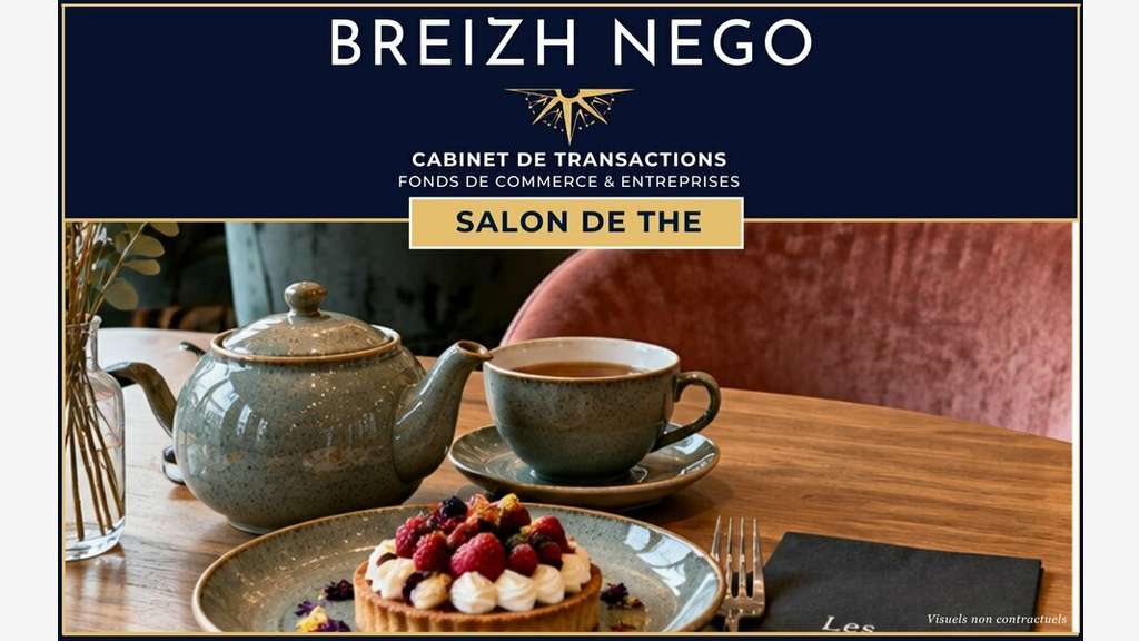 A VENDRE SALON DE THE : MURS ET FDC - LABORATOIRE