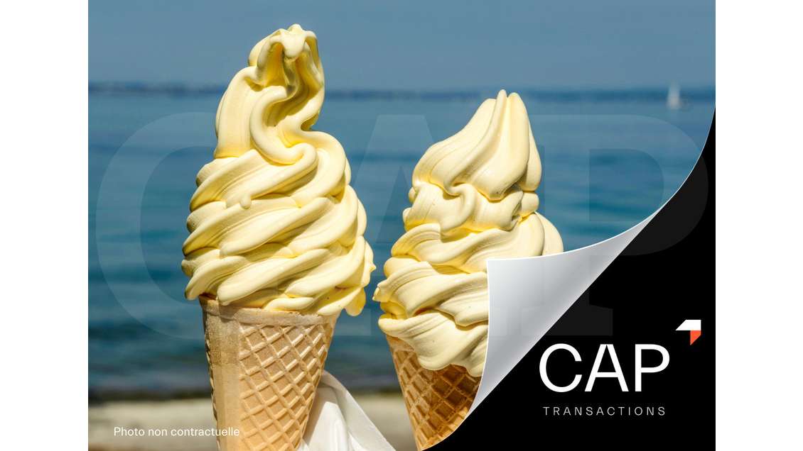 A vendre FDC glacier avec terrasse en Morbihan