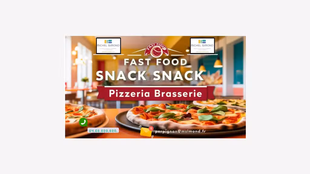 Vente restauration rapide pizzeria brasserie 66