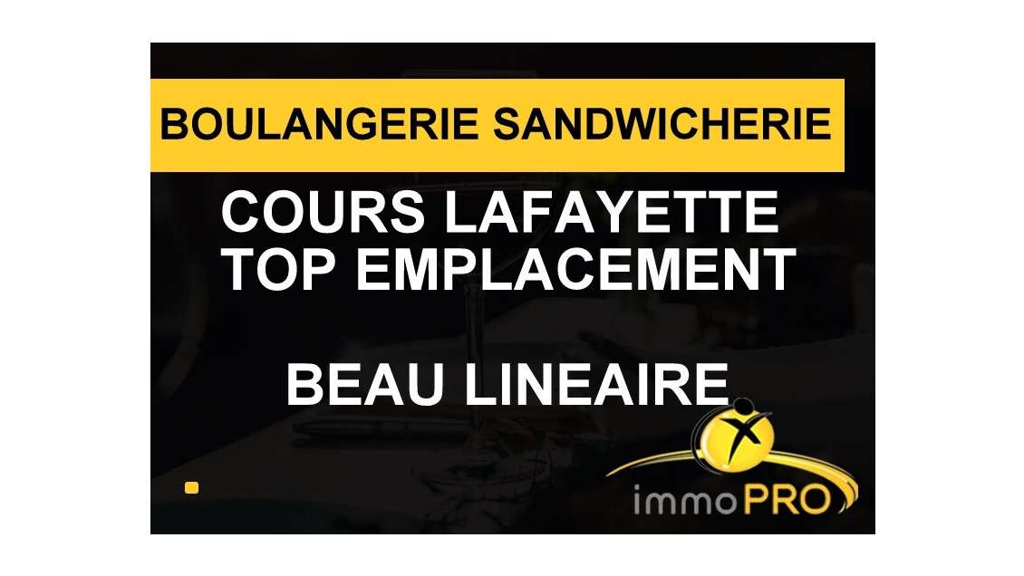 Cède affaire super emplacement à Lyon Lafayette