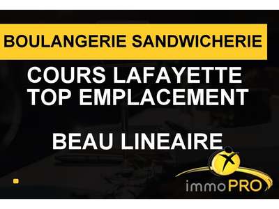 Vente Sandwicherie à Lyon 3e