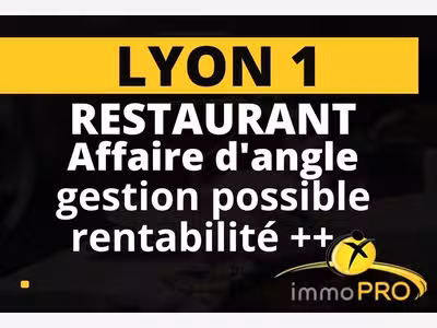 Vend affaire en angle avec terrasse à Lyon