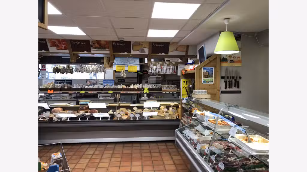 Vente supérette en station ski aux Contamines