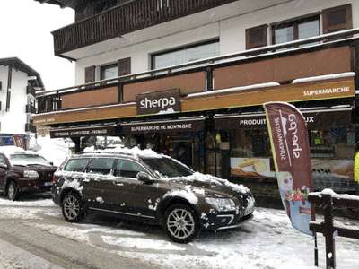 Vente supérette en station ski aux Contamines