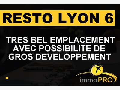 Vente restaurant très bel emplacement à Lyon 69006
