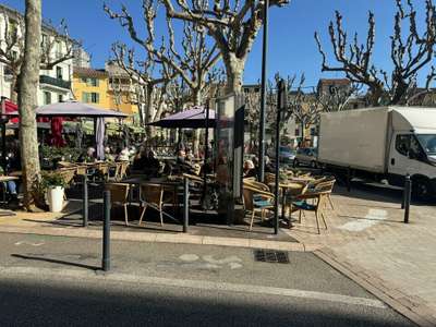 Fonds de brasserie avec terrasse à vendre à Vence