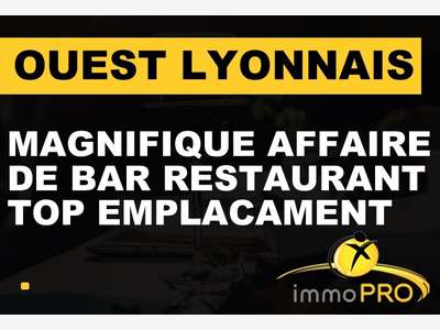 Vente bar restaurant terrasse à Chaponost