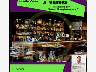 A céder restaurant de renom aux Sables d'Olonne