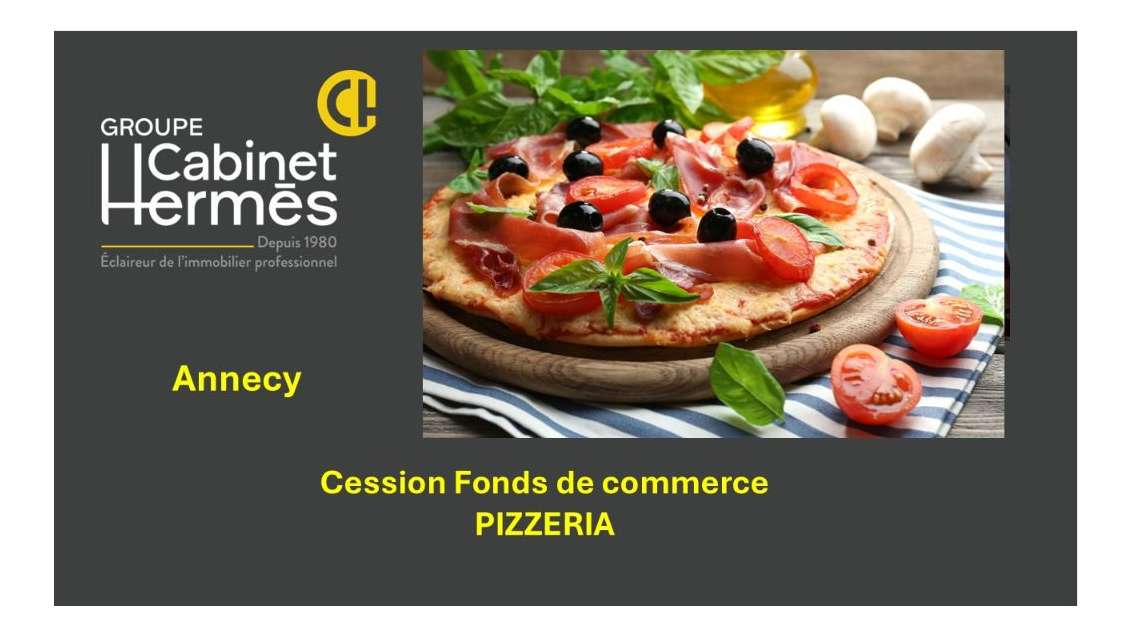 A vendre restaurant pizzeria agglo Annecy  74