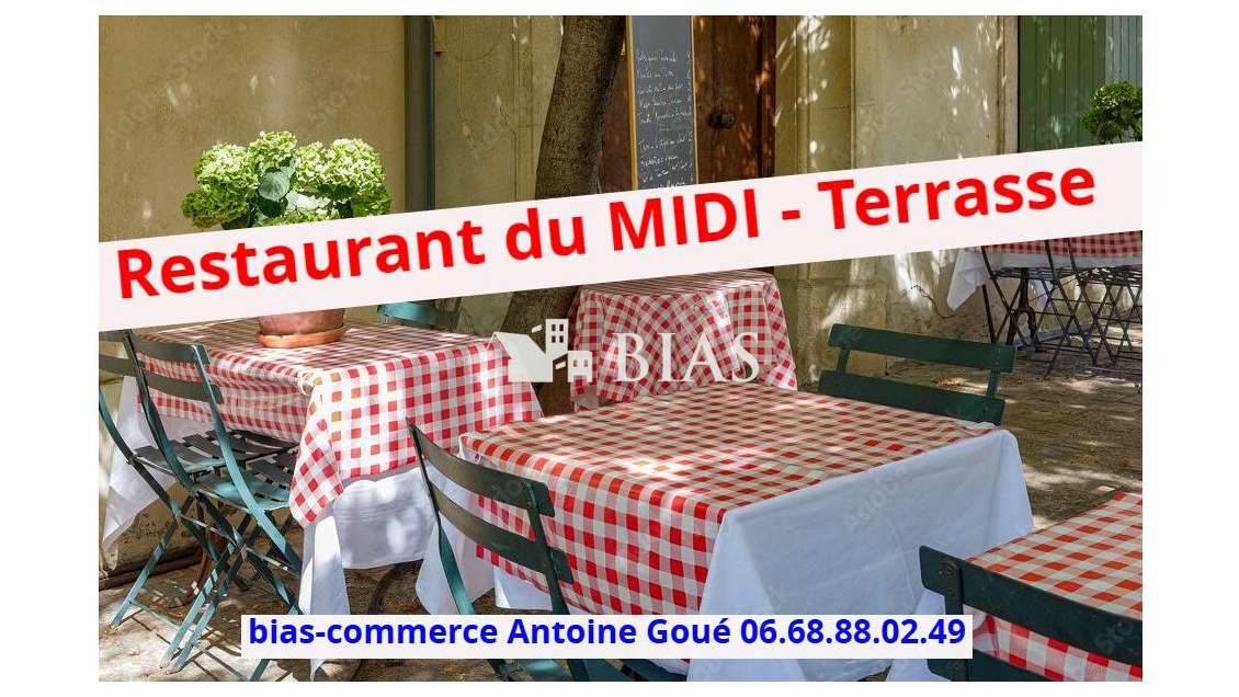 Vente bar-brasserie du midi avec terrasse dept 76