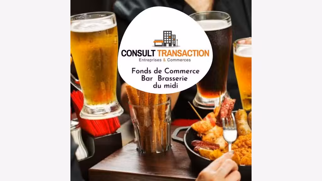 Vente bar brasserie du midi lic IV proche Pornic
