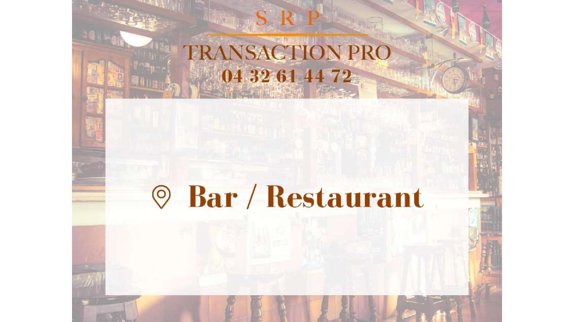 Vente bar brasserie  FDJ restaurant en ZI Nord 13