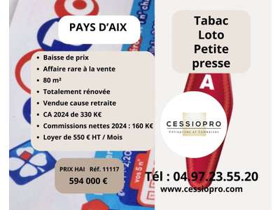 Vente Tabac - Presse - Loto à Aix-en-Provence