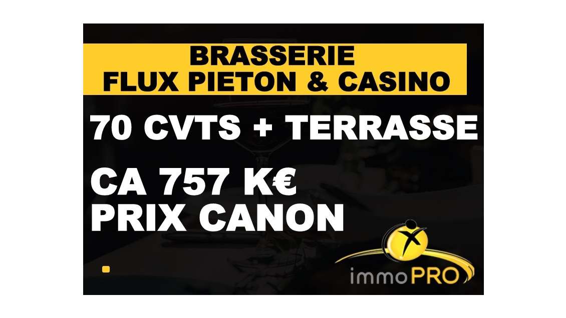 AV brasserie en plein coeur piéton Aix les Bains