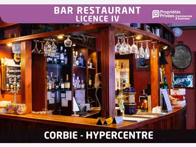 Cède bar restaurant licence IV Corbie hypercentre
