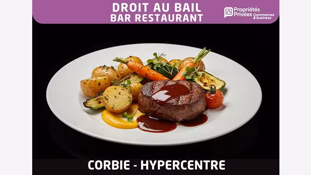 Cède bar restaurant licence IV Corbie hypercentre