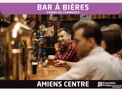 Vente bar à bières 110 places Amiens centre-ville