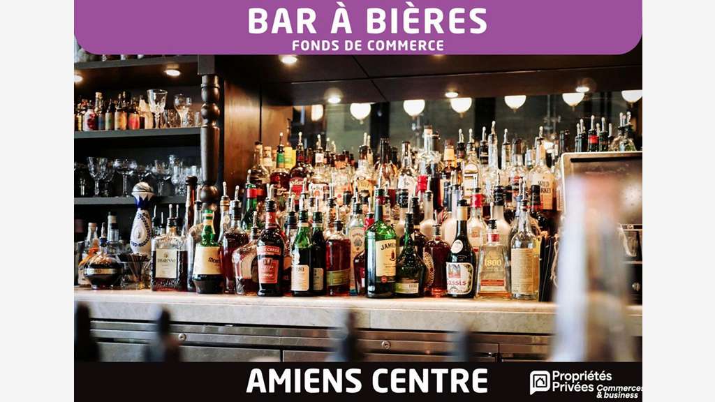 Vente bar à bières 110 places Amiens centre-ville