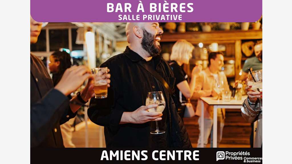Vente bar à bières 110 places Amiens centre-ville