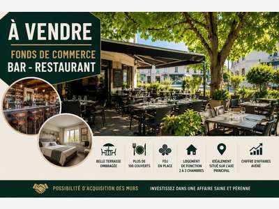 Vente bar restaurant à 30 min sud-est d'Angers