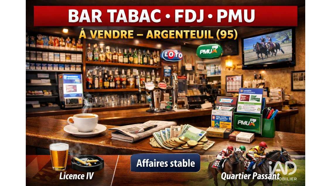 Bar tabac à Argenteuil