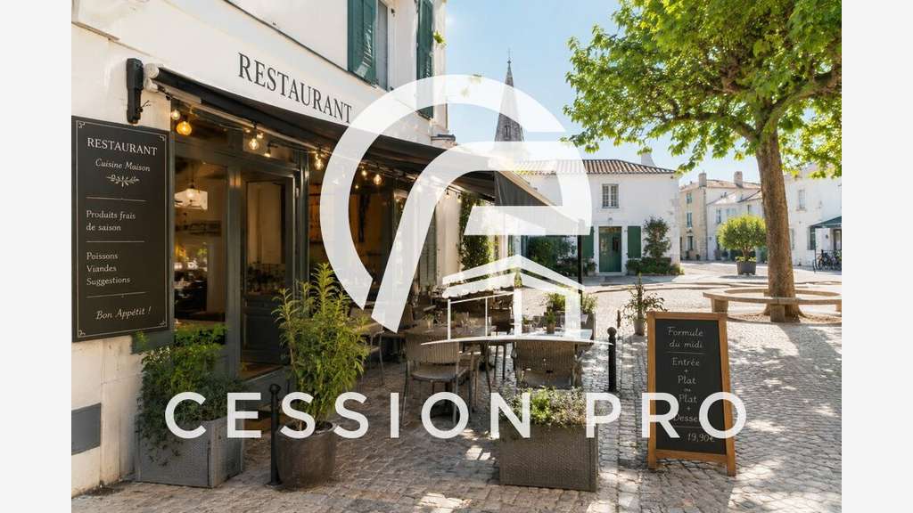 Vente restaurant coeur de village sur l'Île de Ré