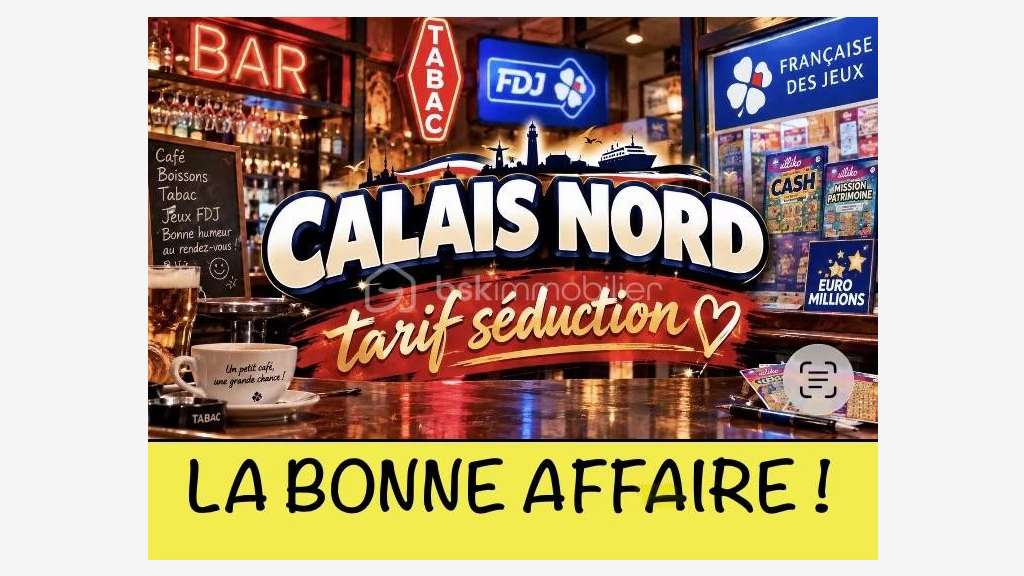 AV FDC tabac bar loto FDJ terrasse à Calais