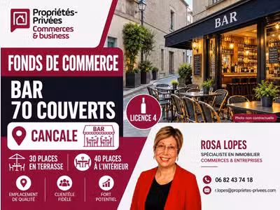 Vente bar lic IV snack 70 places à Cancale