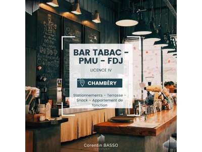 Vente Bar - Brasserie - Tabac à Chambéry