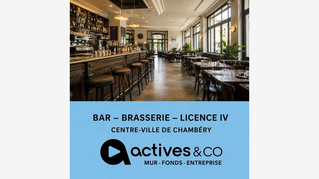 Vente bar brasserie à Chambéry Centre ville 73
