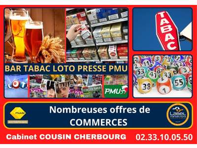 Vente Bar - Brasserie - Tabac à Cherbourg-en-Cotentin