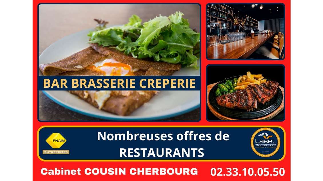 Vente crêperie et bar à manger à Agon Coutainville