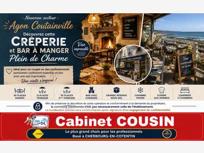 Vente crêperie et bar à manger à Agon Coutainville