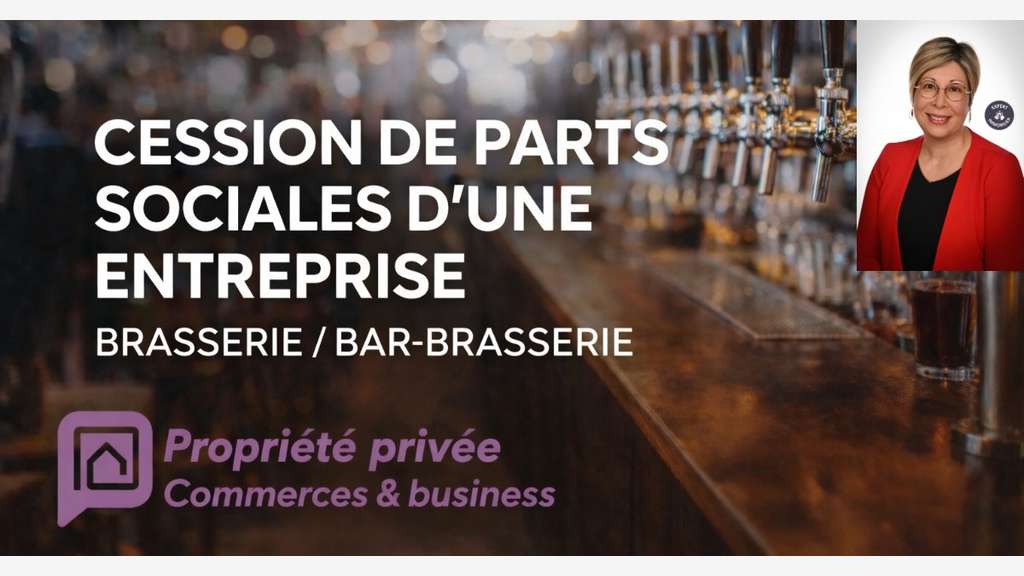 Cession parts bar brasserie de 184 places à Dinan