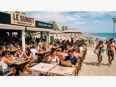 Vente murs bar brasserie avec FDC la Grande Motte