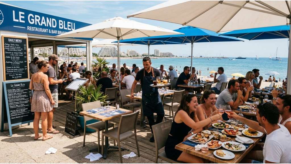 AV bar brasserie lic 4 vue mer à La Grande Motte