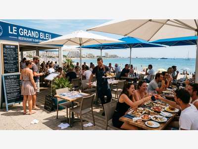 AV bar brasserie lic 4 vue mer à La Grande Motte