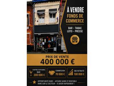 Vente Bar - Brasserie - Tabac à Lens