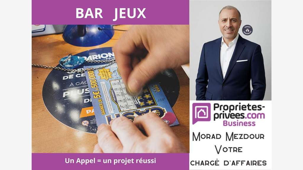 Vente bar PMU FDJ loyer 470 euros Wattrelos 59150