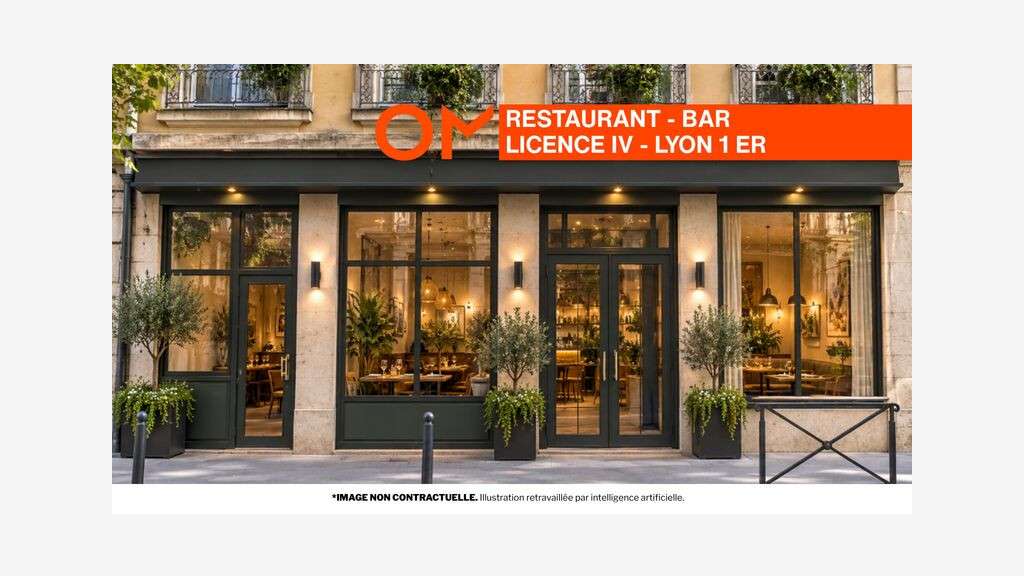 À vendre FDC restaurant exceptionnel à Lyon